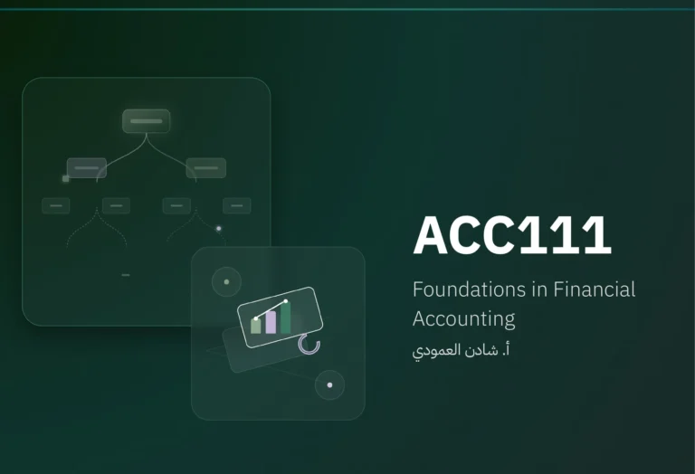 ACC111: Foundations in Financial Accounting